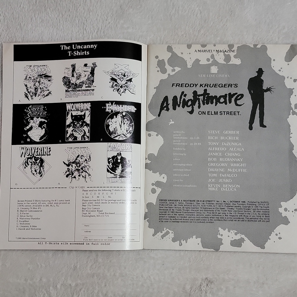 Freddy Krueger's A Nightmare On Elm Street Comic Book part 1 & 2 1989 - Picture 3 of 16